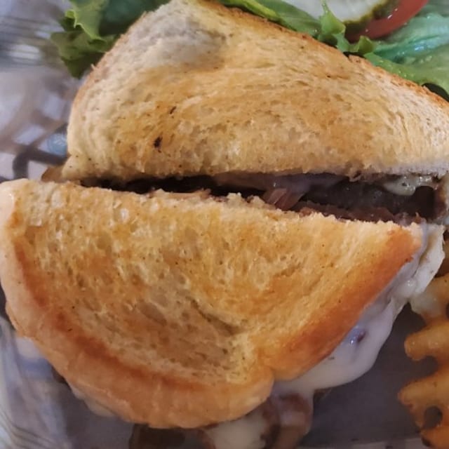 Brew Melt Burger.