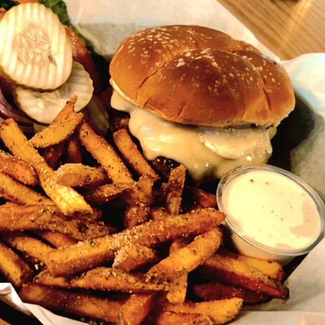 Mountain Man Burger.