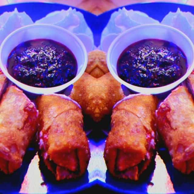 Raspberry Cream Cheese Eggrolls.