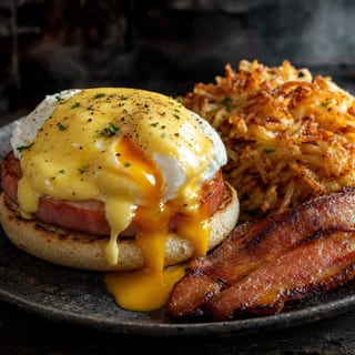 Rustic Eggs Benedict