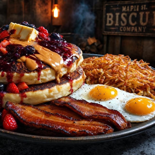 BIG OL' PANCAKES.