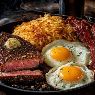 STEAK & EGGS