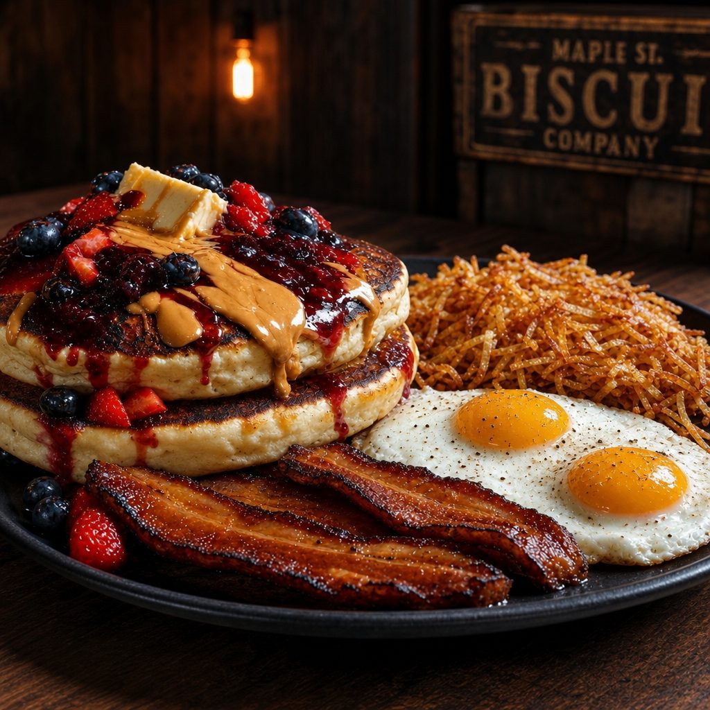BIG OL' PANCAKES.