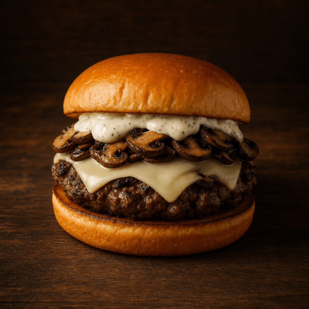 Truffle Shuffle Burger.