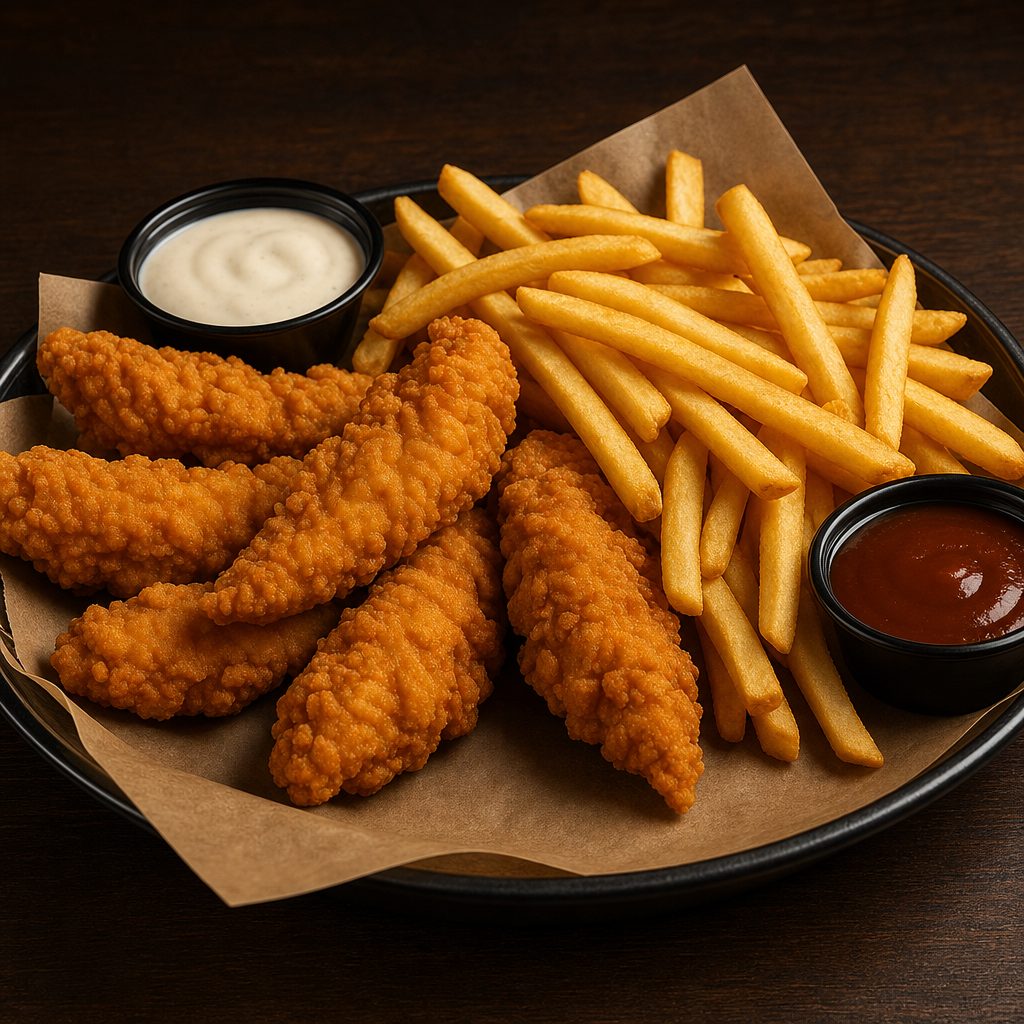 Chicken Tender Basket.