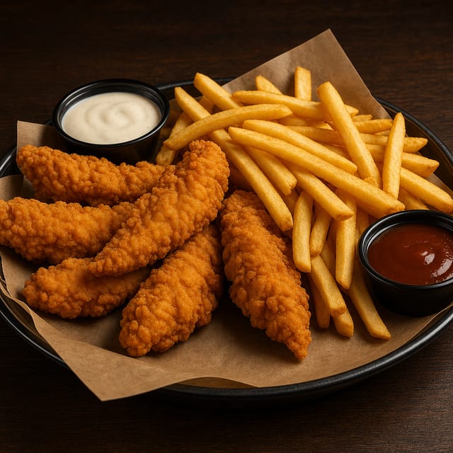 Chicken Tender Basket.
