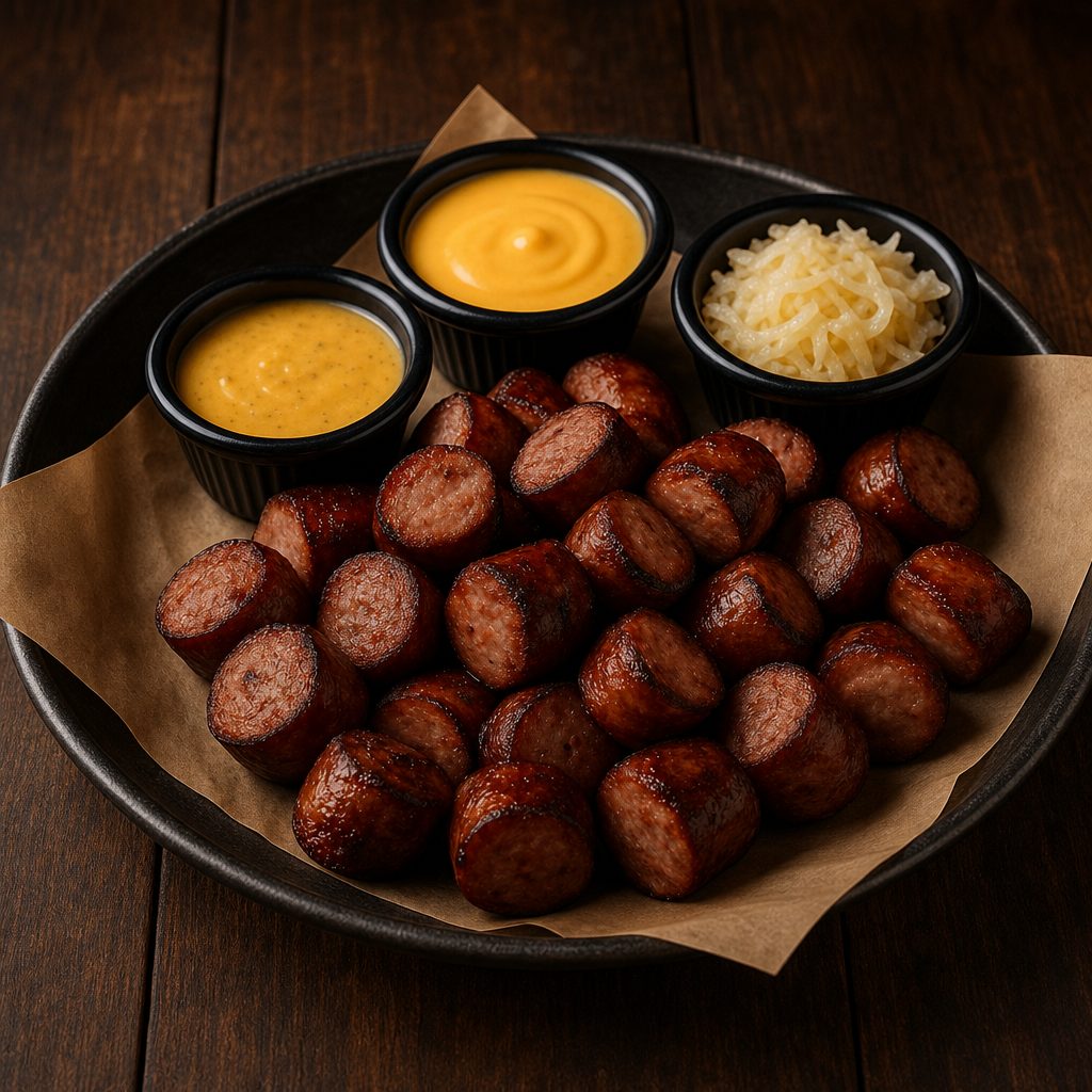 BREWS BRAT BITES.