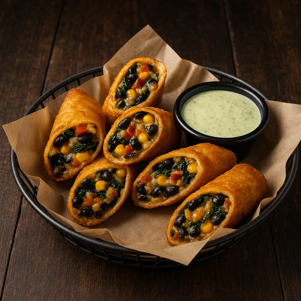 Southwest Chicken Eggrolls.