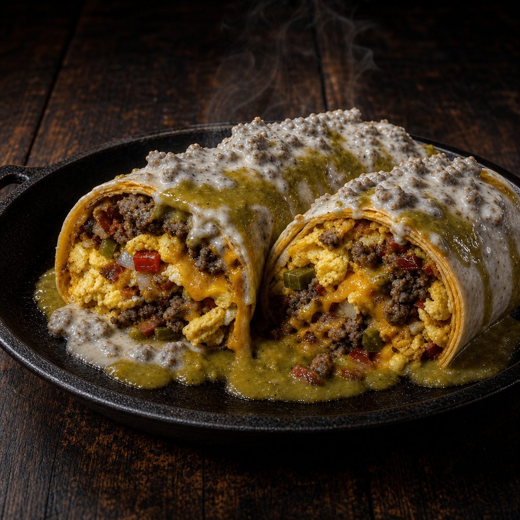 BREAKFAST BURRITO.