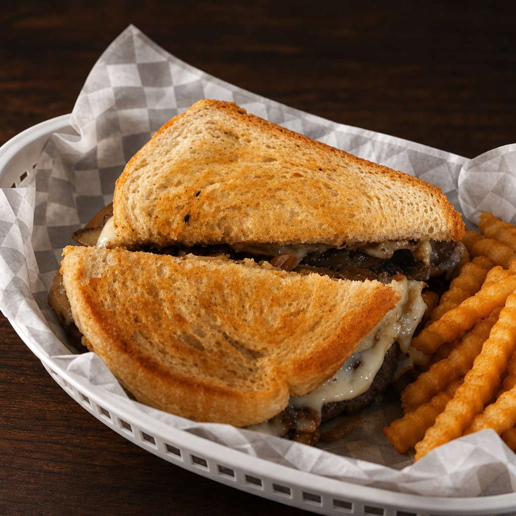 Brew Melt Burger.