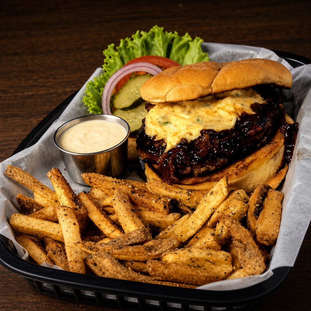 Poppin' Popper Burger.