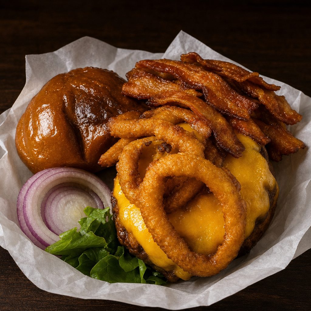 Buckin' Bronc Burger.