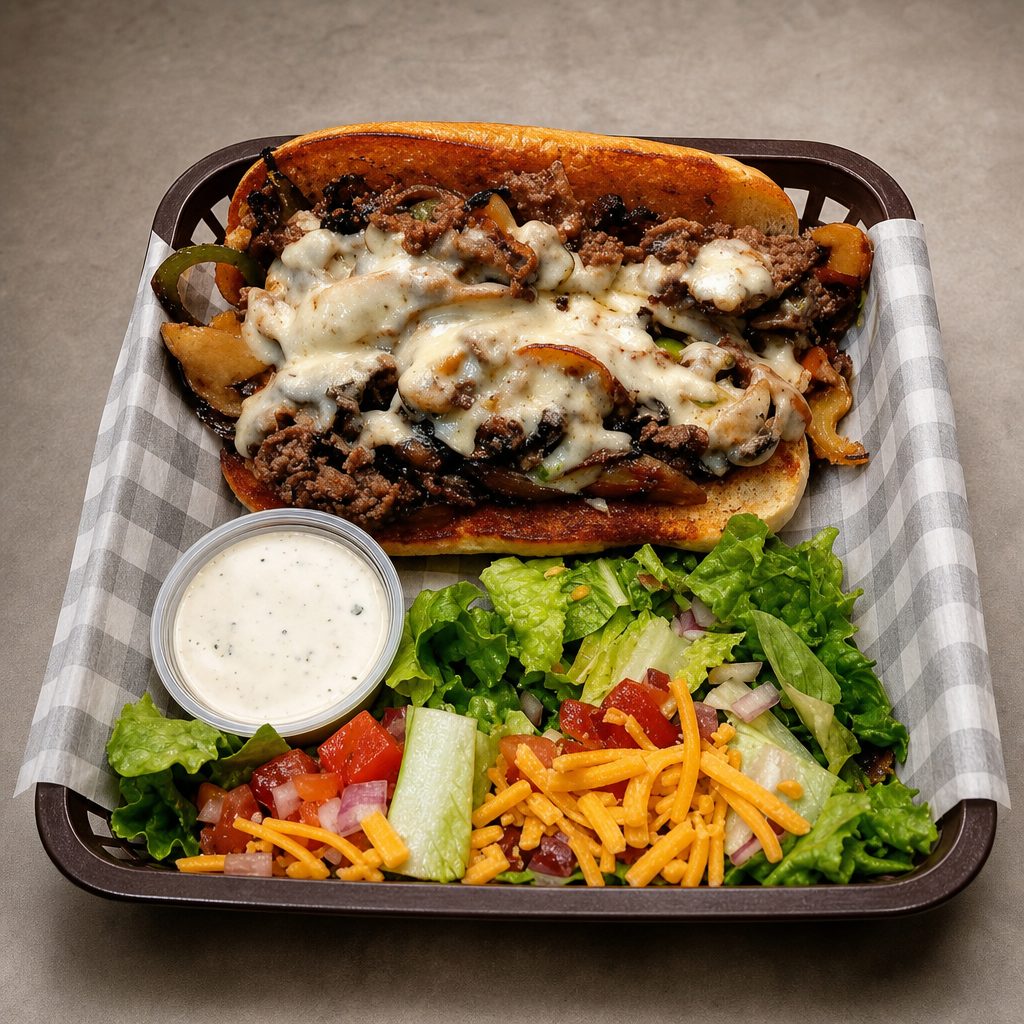Brew's Philly Sandwich.
