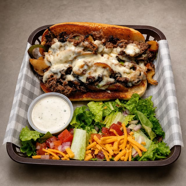 Brew's Philly Sandwich.