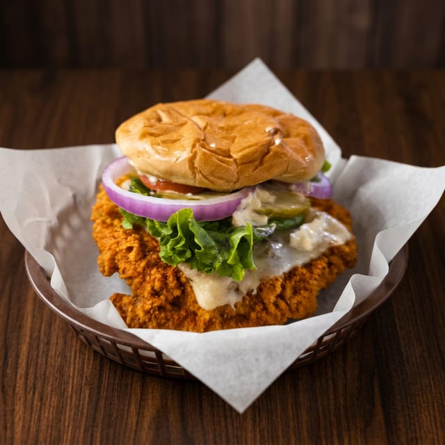 Flat Porker Sandwich.