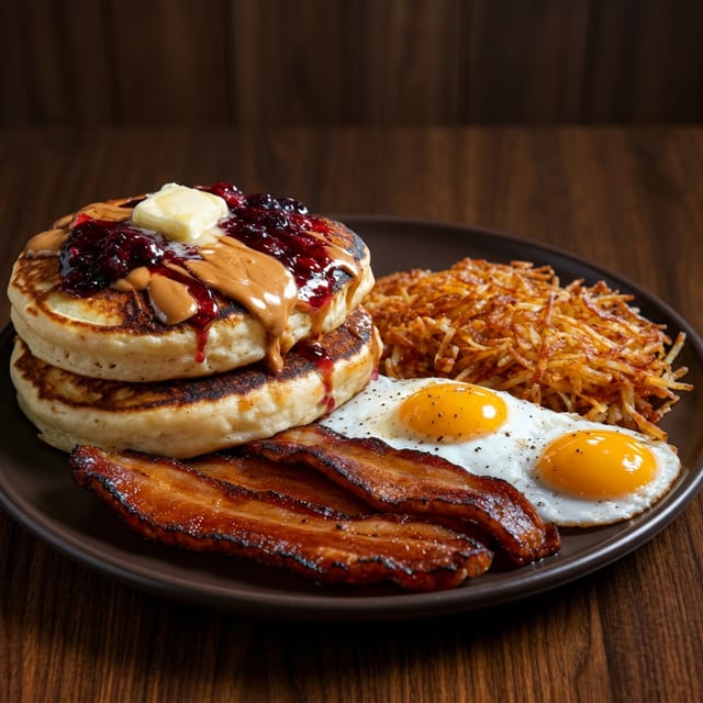 BIG OL' PANCAKES.