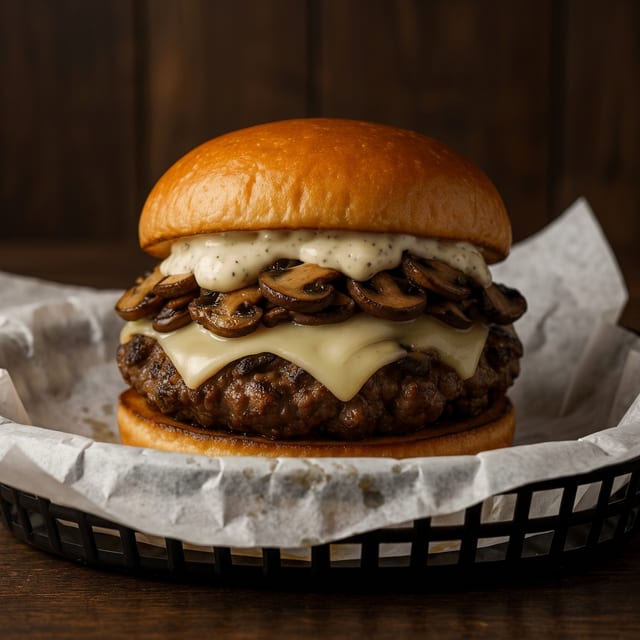 Truffle Shuffle Burger.