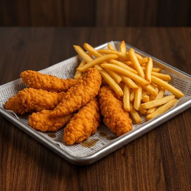 Chicken Tender Basket.