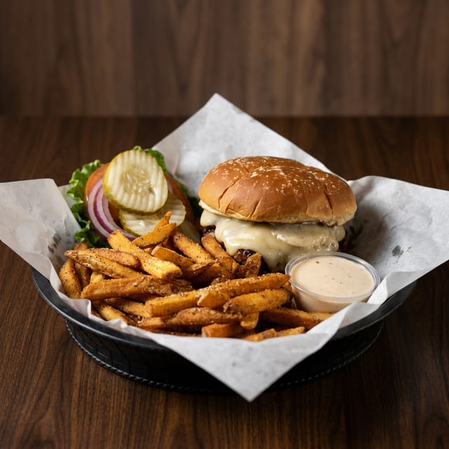 Mountain Man Burger.