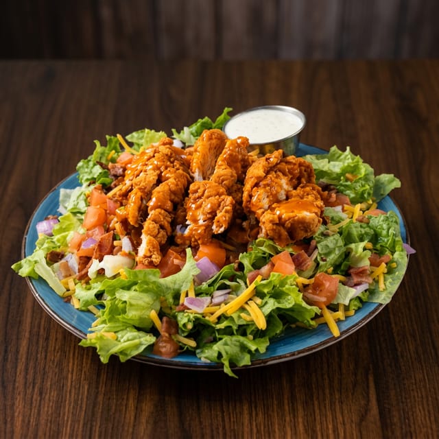 The Rooster (Grilled, Crispy, Buffalo).