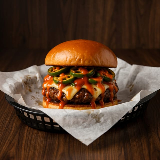 Spicy Ridge Burger.