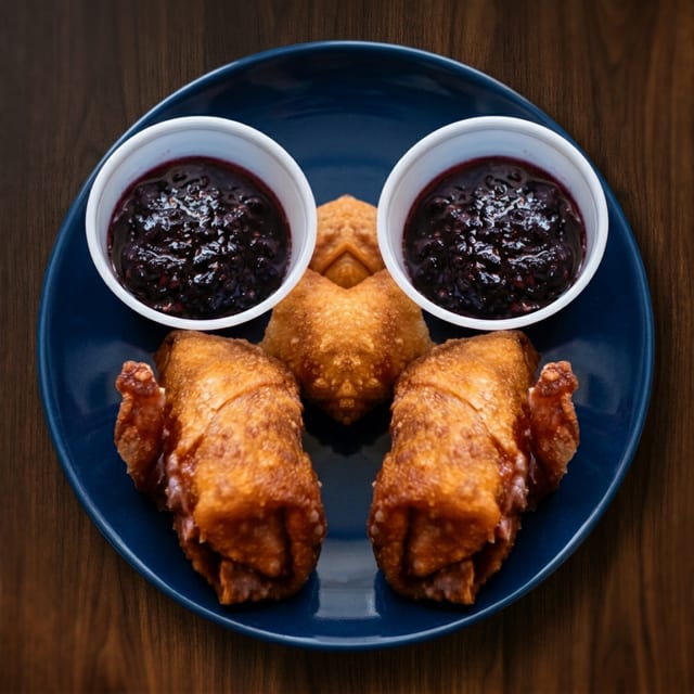 Raspberry Cream Cheese Eggrolls.