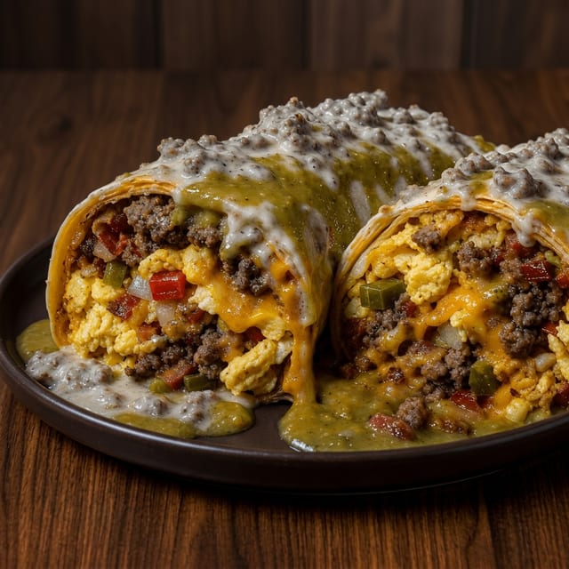 BREAKFAST BURRITO.