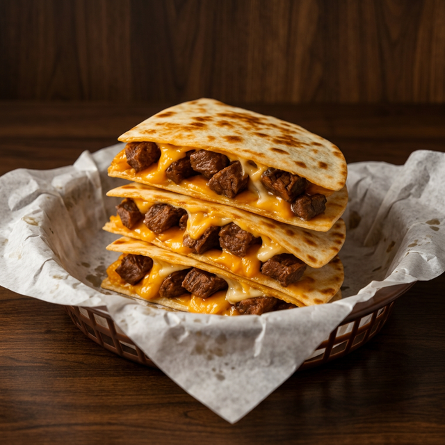 Cajun Steak Quesadilla.