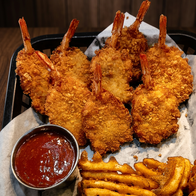 Coconut Shrimp Basket.