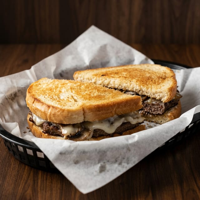 Brew Melt Burger.