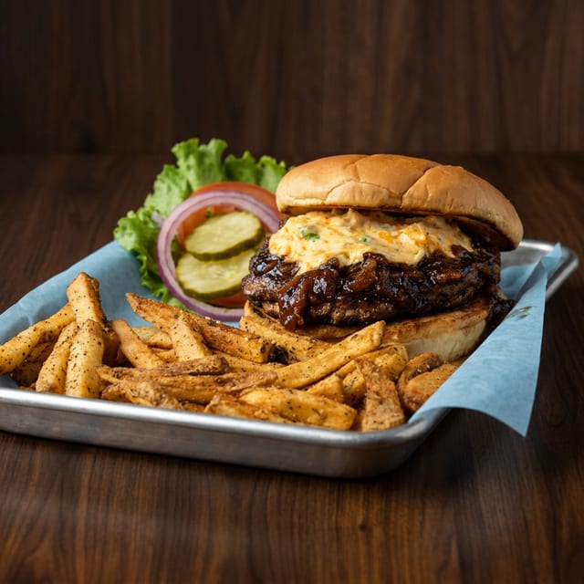 Poppin' Popper Burger.